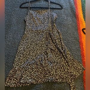 Altar’d State leopard print black and white dress